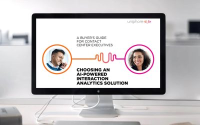 Choosing an AI-Powered Interaction Analytics Solution