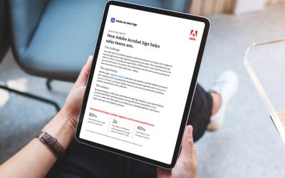 How Adobe Acrobat Sign helps sales teams win.