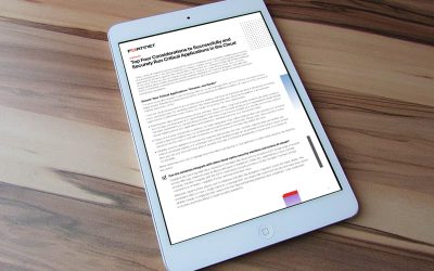 Top Four Considerations to Successfully and Securely Run Critical Applications in the Cloud